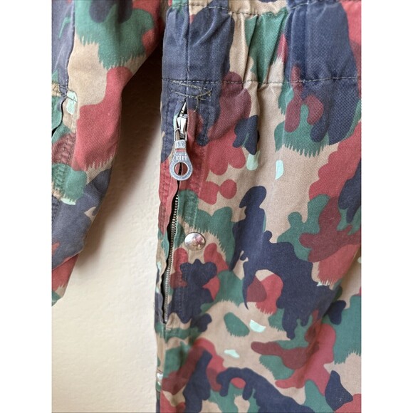 Vintage Camo Incredible Pattern Swiss Army Alpenflage Military Coveralls 1990 - Picture 12 of 13